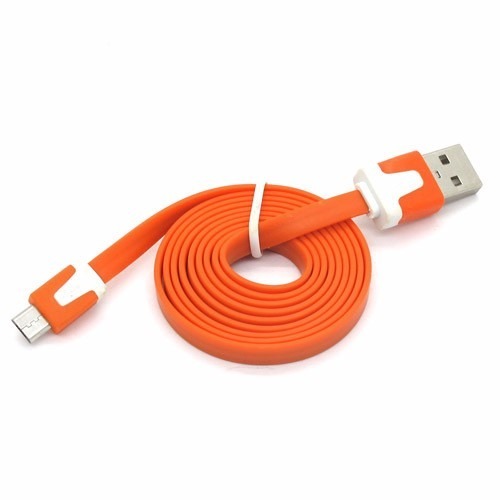 Celular Cable Plano Flat V8 Colores Micro Usb Tablet